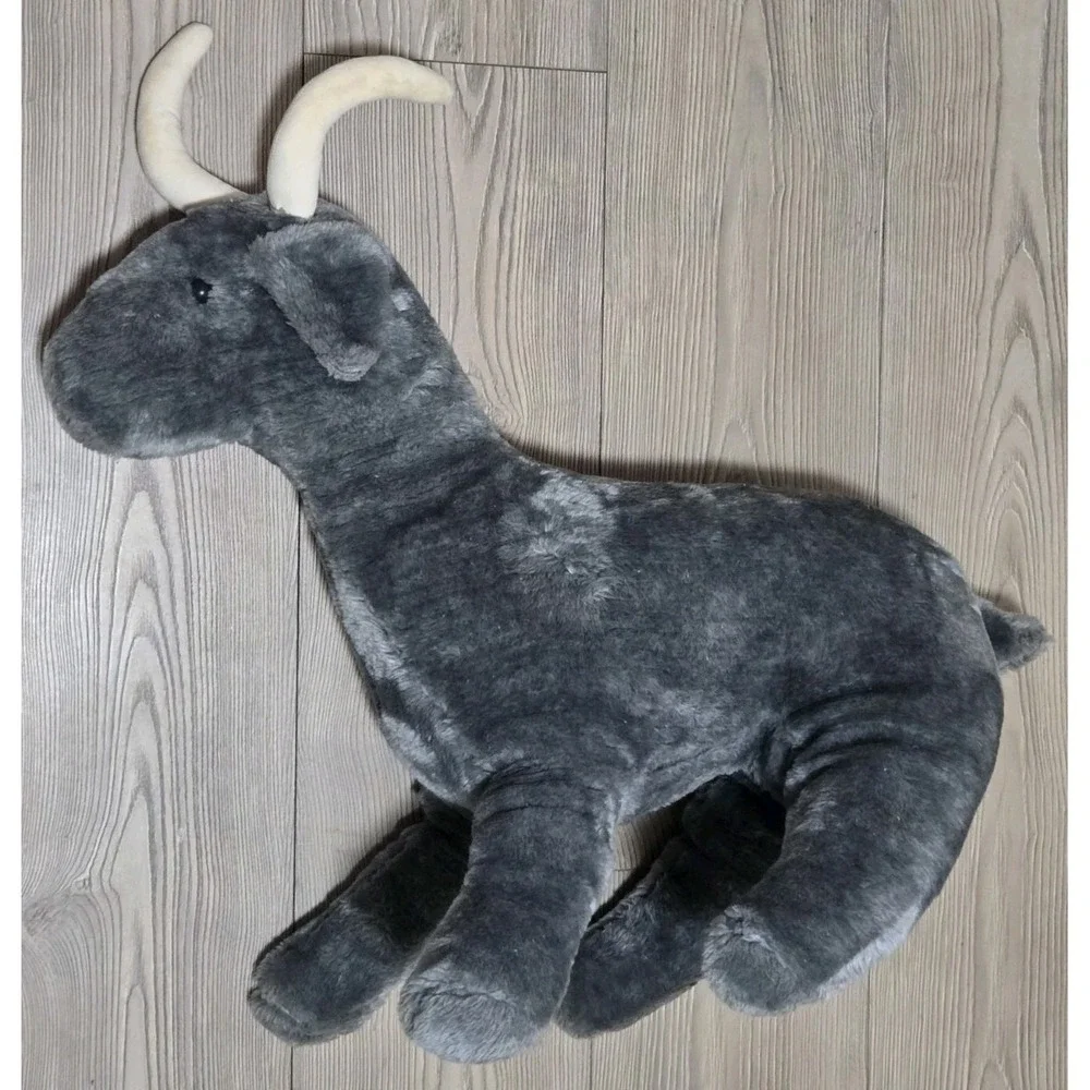 Goat Plush Large Gray 18